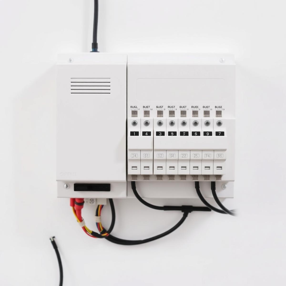 Modern consumer unit installation